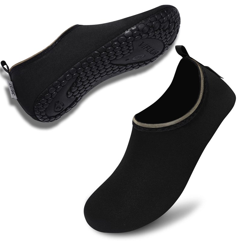 VIFUUR Water Sports Unisex Shoes SoidBlack - 9-10 W US / 7.5-8.5 M US (40-41) - Image 5